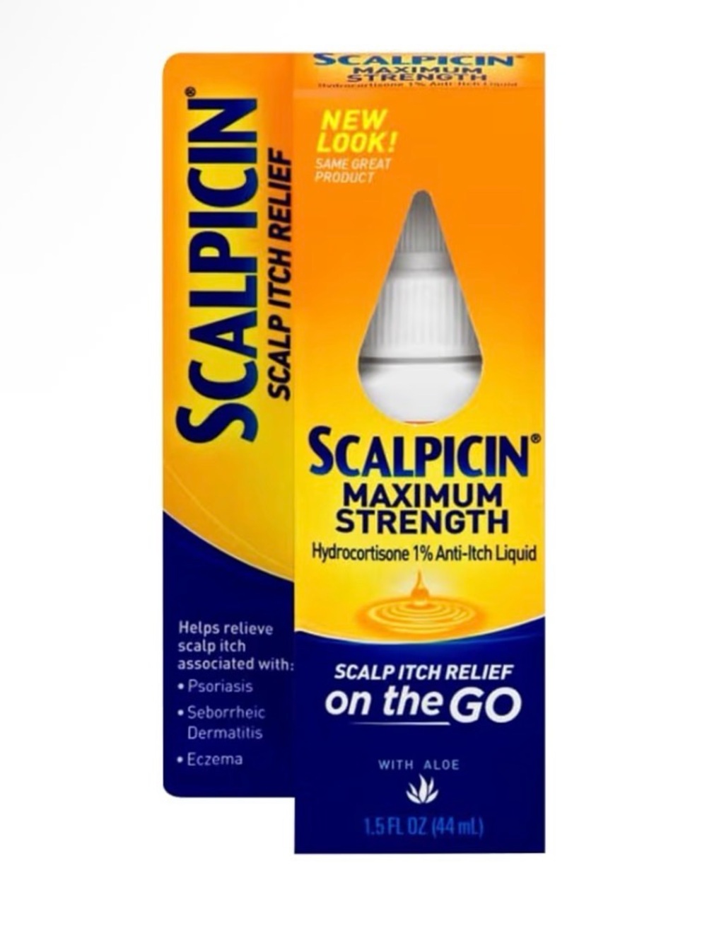 Scalpicin Maximum Strength Scalp Treatment Liquid for Itchy Scalp, Seborrheic De